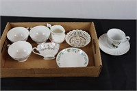 Assorted Teacups & Saucers (Non-Matching)