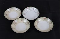 Set of Four Mikasa Valentine Pattern Bowls