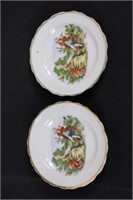 Two Miniature Plates Made in Occupied Japan