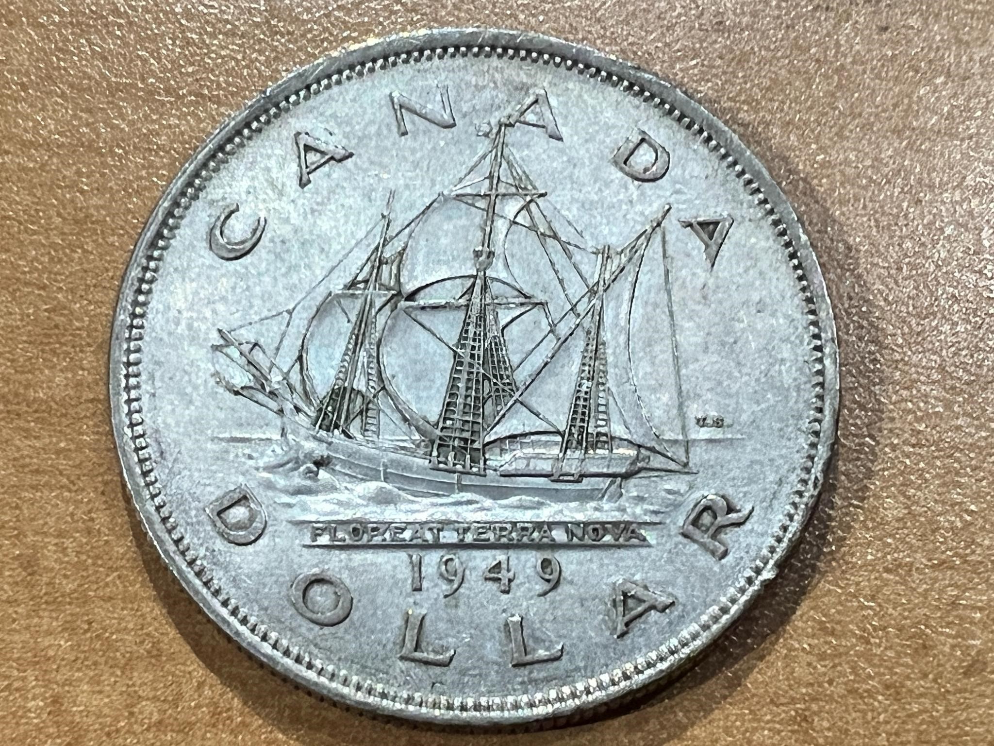 1949 Newfoundland Silver Dollar