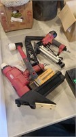 2 FLOORING NAILERS AND HAMMER