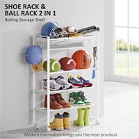 Hosfais 4-Tier WHITE Shoe Rack