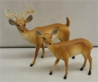 Standing Buck & Doe Models Plastic