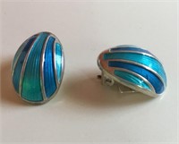 DAVID ANDERSON STERLING EARRINGS NORWAY 1960