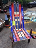 SNOW SKI ARTS AND CRAFTS CHAIR