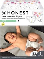 Size 2 152ct Honest Company Baby Diapers