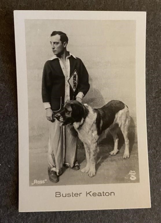 BUSTER KEATON: Antique Tobacco Card (1933)