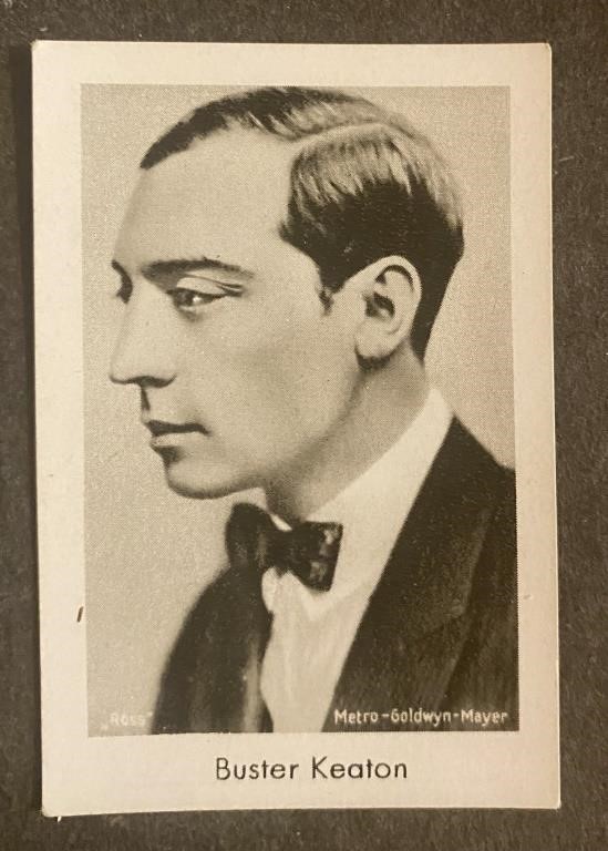 BUSTER KEATON: Antique Tobacco Card (1931)