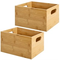 StorageWorks Bamboo Organizers for Shelves,...