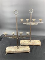 Very high end Theodore Alexander candleholders