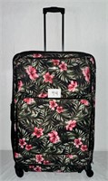 Large Floral Luggage with Wheels