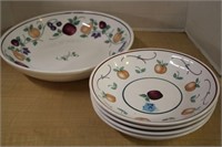 PRINCESS HOUSE "ORCHARD MEDLEY" SALAD SET