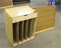 Wood Storage Box on Casters, Approx 24"x26"x24" &