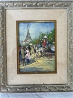 Attributed to Charles Nicoise Oil Painting Paris