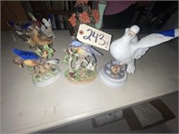 5 pcs Bird Figurines