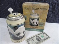 BUDWEISER "Giant Panda" Collector's Stein boxed