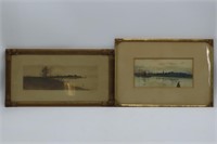 2 Framed Waterscapes