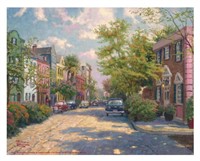 Rainbow Row Charleston by Thomas Kinkade