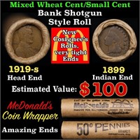 Small Cent Mixed Roll Orig Brandt McDonalds Wrappe