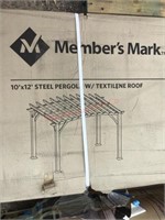 10’ x 12’ steel pergola MSRP $1500 unknown