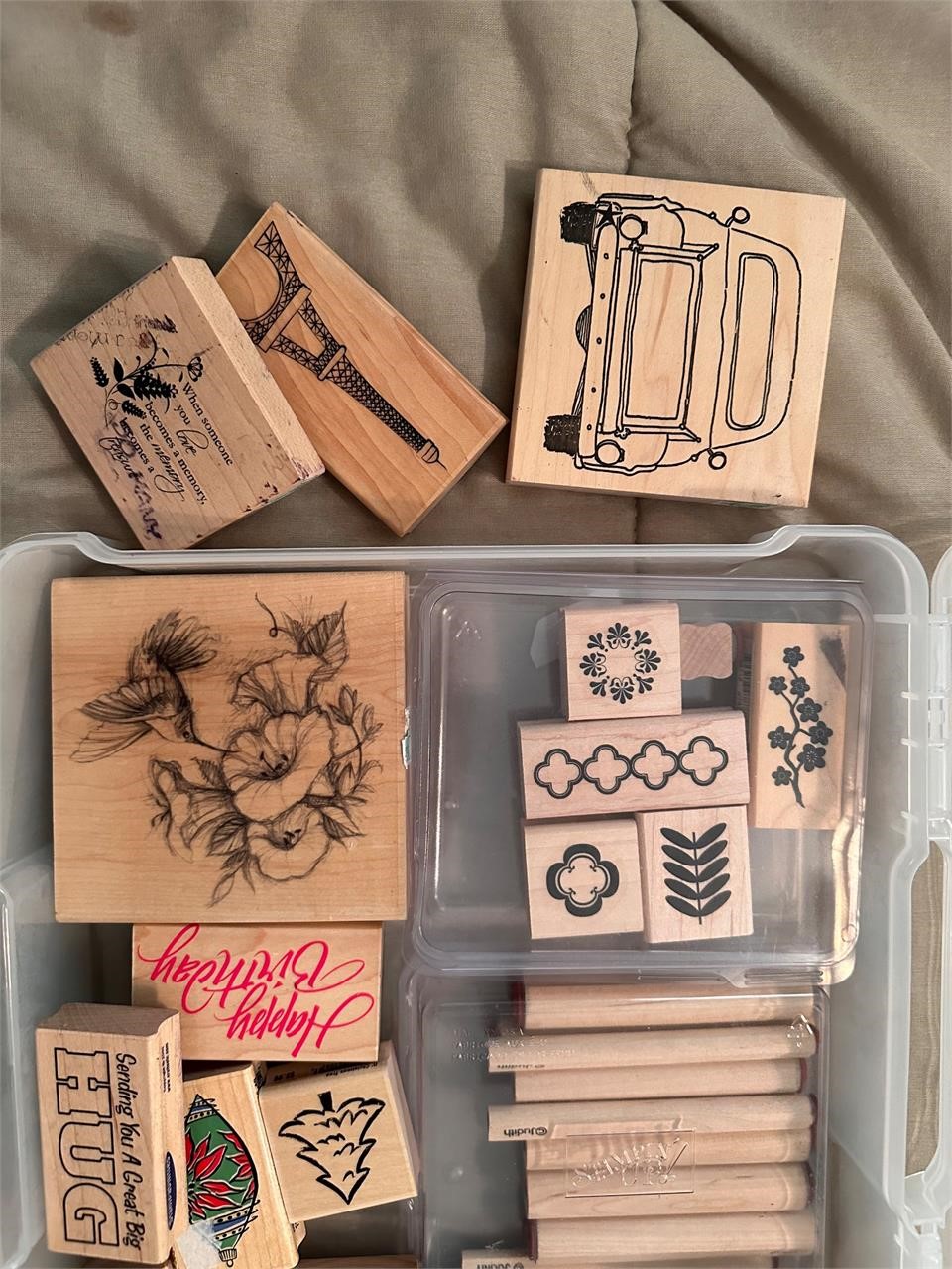 More wooden stamps