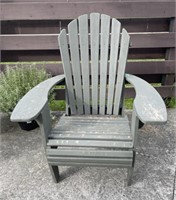 Wooden lawn chair