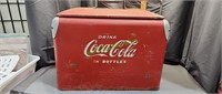 Vintage Coca Cola Cooler Action Mfg Trade Marked