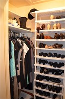 Remaining Contents of Closet- Ladies Shoes/Shelf