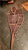 Vintage Snowshoes with Pom Poms
