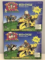 2 Factory Sealed 1991 Captain Planet Eco-Cycle