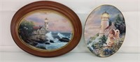 2 Vtg collector plates