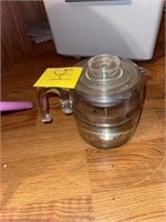 VTG Pyrex glass coffee pot