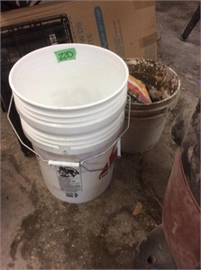 2-5 gallon buckets and ice melt