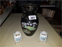candle holders & vase