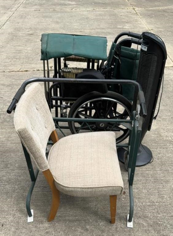 Wok 750 Metal Walker, Wheelchair, Cushion Chair
