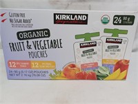 Kirkland organic fruit & vegetable pouches 2