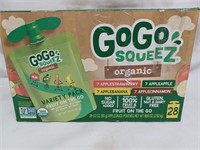 Gogo squeeze organic applesauce pouches 4 flavors