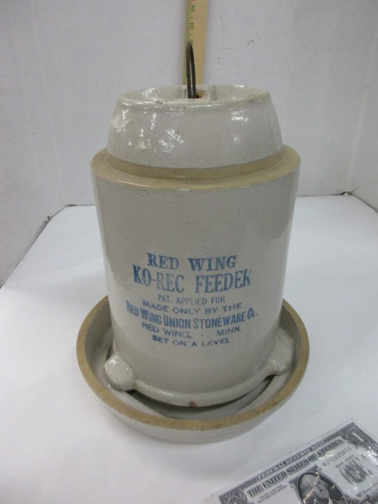 Red Wing Pottery ko-rec feeder