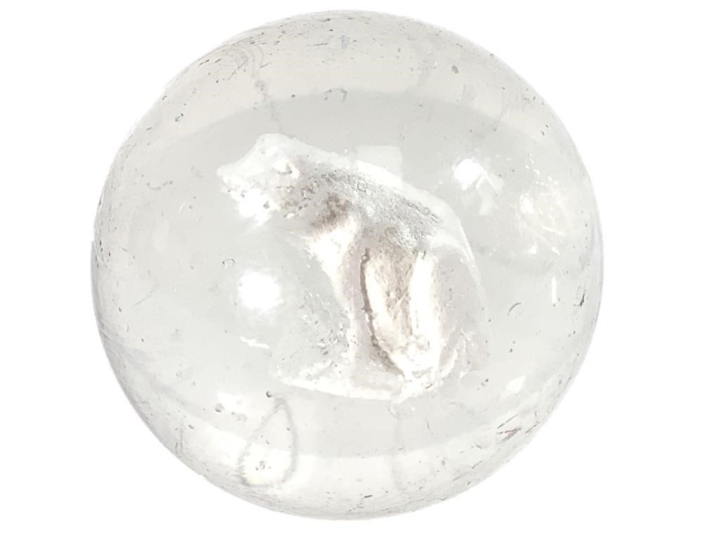 1 3/8" Antique Sulfide Frog Marble