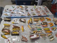 Large Lot of Fishing Lures, not hookpole, 2 l