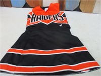 Raiders Cheerleading Outfit Sz YS +1