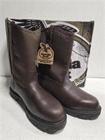Size 9.5 Georgia Boot waterproof steel toe boots