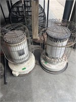 Two kerosene heater