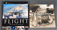 Two Coffee Table Airplane & Flight Books