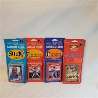 4 Unopened Pkg Baseball Cards