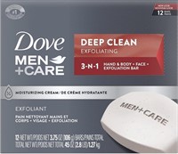 Deep Clean Body and Face Bar by Dove for Men -