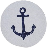 DII Design Imports Braided Placemat (Anchor)