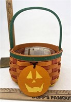 Longaberger Pumpkin ghoulie with Protector and