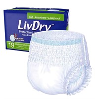 LivDry Unisex Adult Incontinence Underwear  Extra