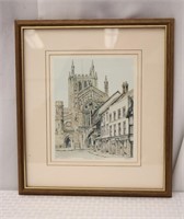 Signed Print of Hereford Cathedral
